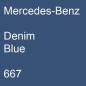 Preview: Mercedes-Benz, Denim Blue, 667.